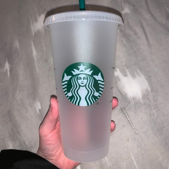 Starbucks Venti Frosted Reusable Cold Cup